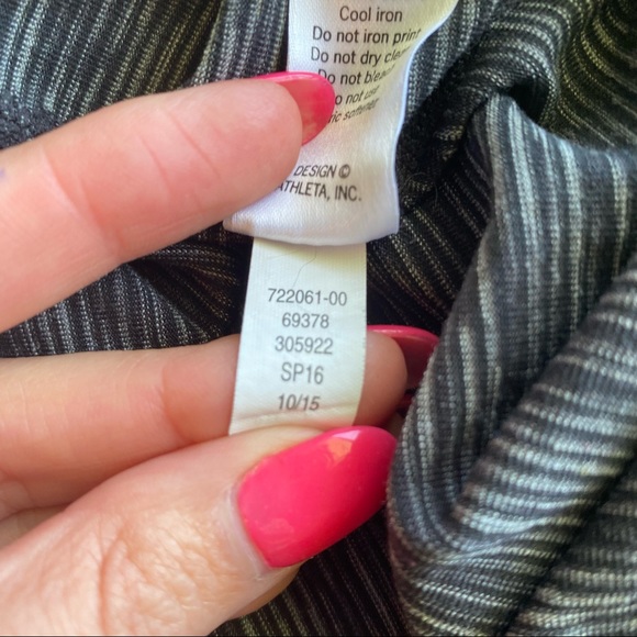 Athleta Energy Chaturanga Capri Gray Leggings S - Picture 10 of 11